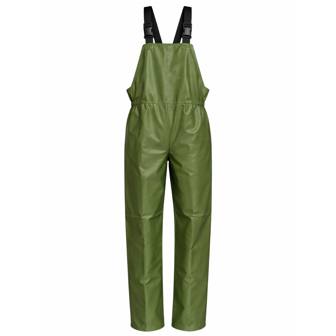  Peto con tirantes elásticos para mayor ajuste y elásticos en los laterales de la cintura. 